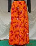 Orange Tye Dye Printed Palazzo