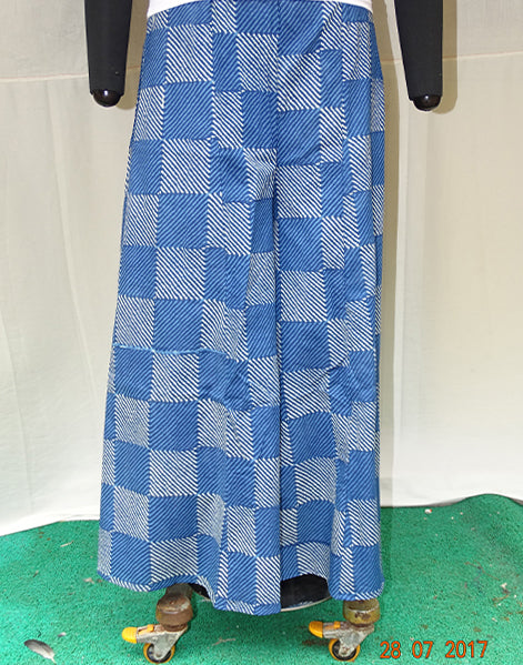 Indigo Tye Dye Printed Palazzo
